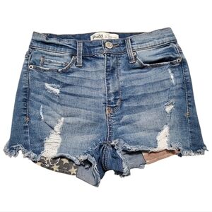 Mudd High-Rise Denim Shorties